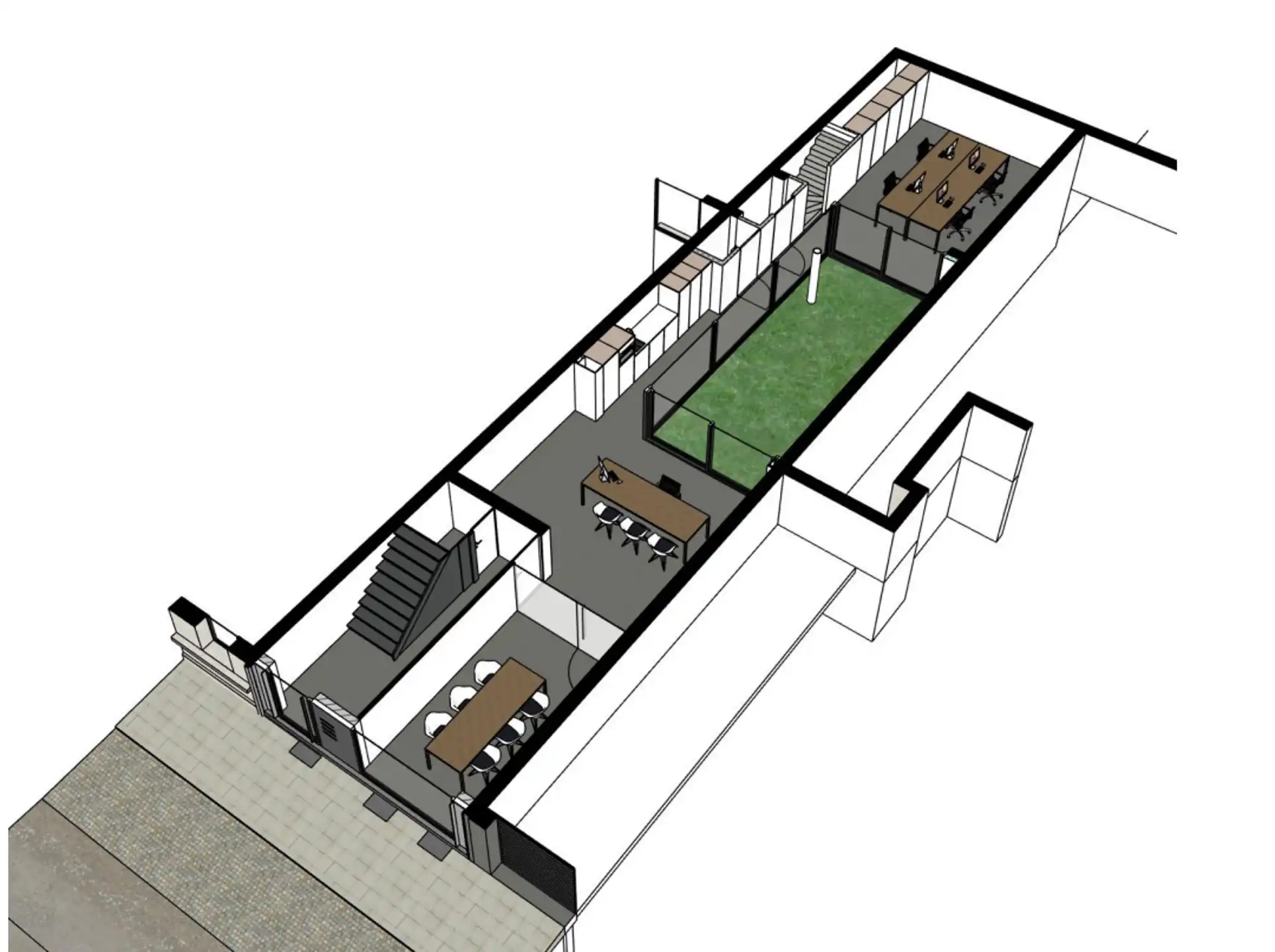 Nieuwbouw kantoor te huur te Antwerpen-Zuid!  foto 3