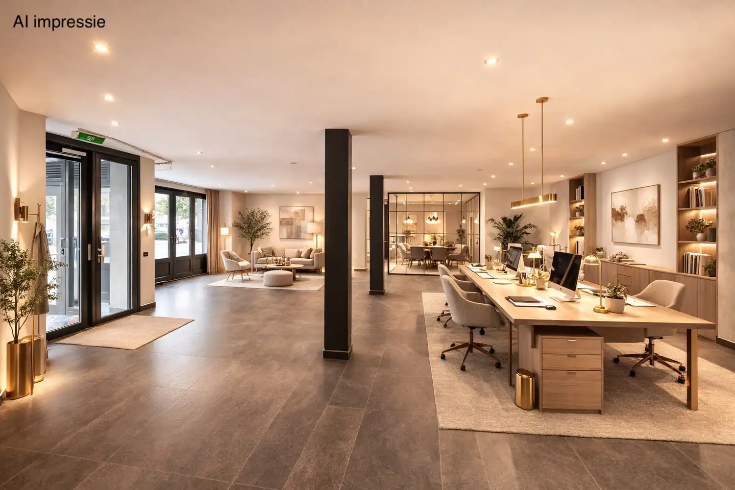 Ideale locatie voor jouw zaak in het hart van Hamont! foto {{pictureIndex}}