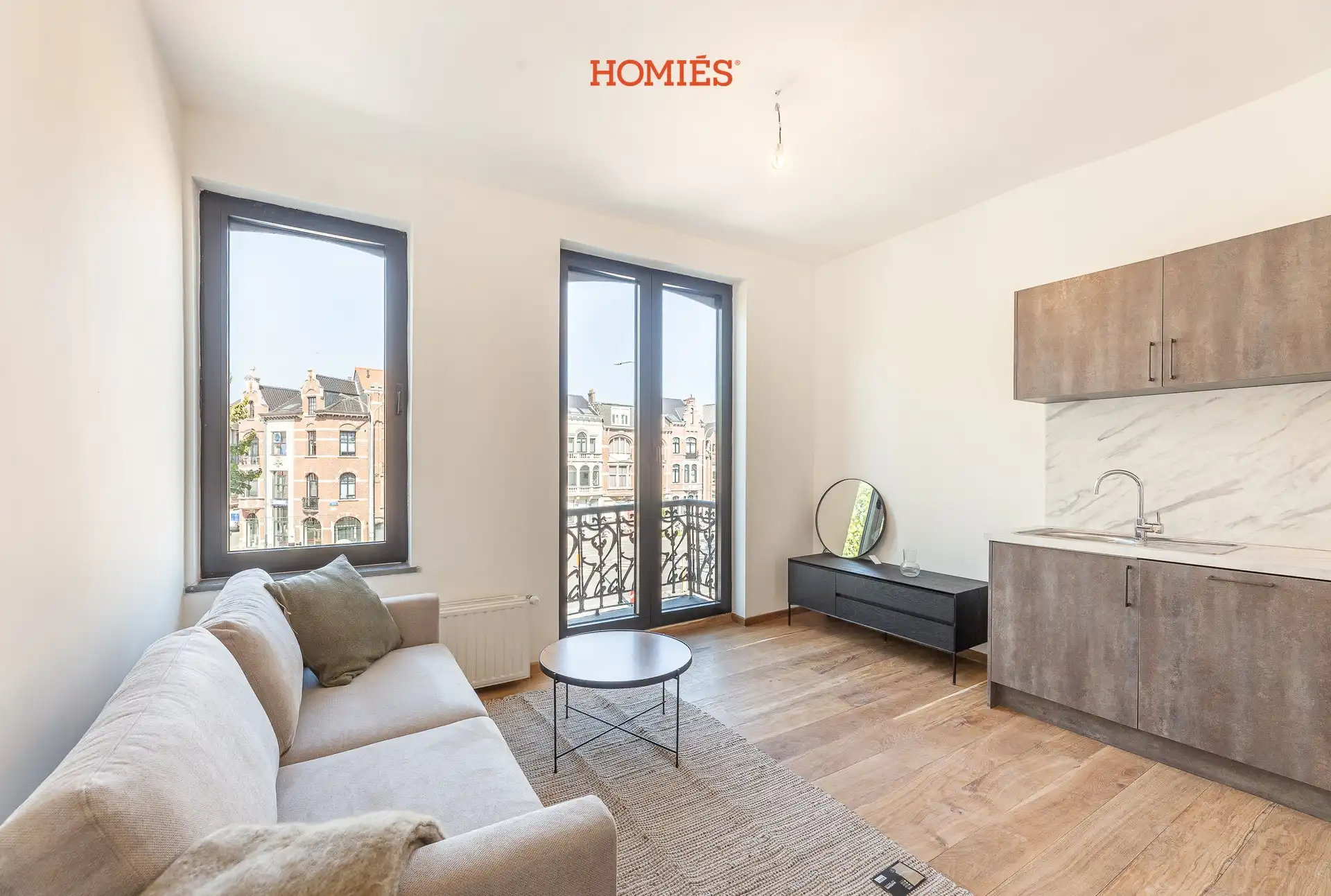 Modern en volledig bemeubeld 1-slaapkamerappartement foto 3