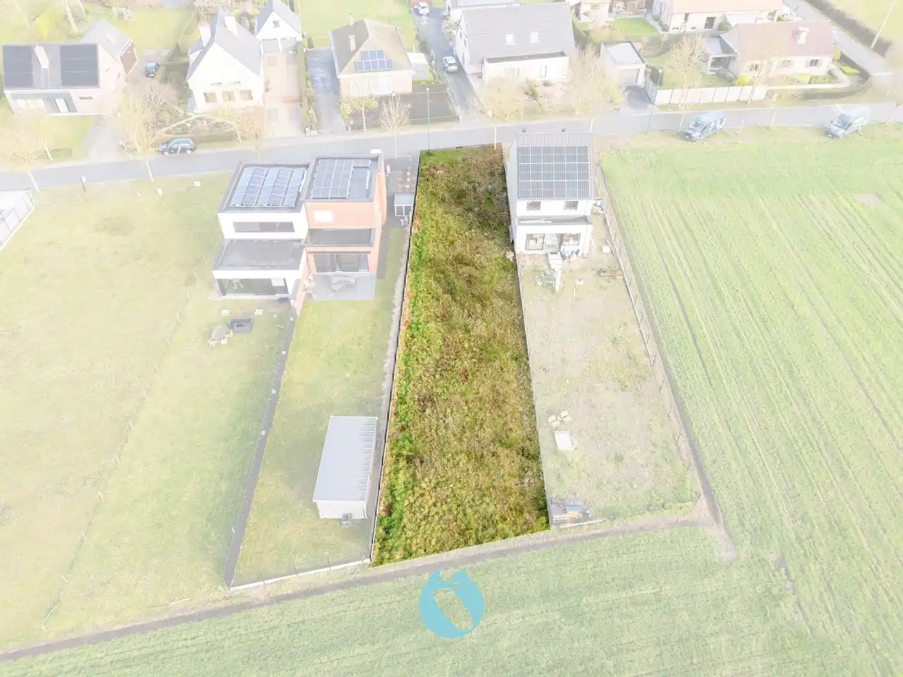 Bouwgrond van 571 m² met te realiseren halfopen bebouwing foto 3