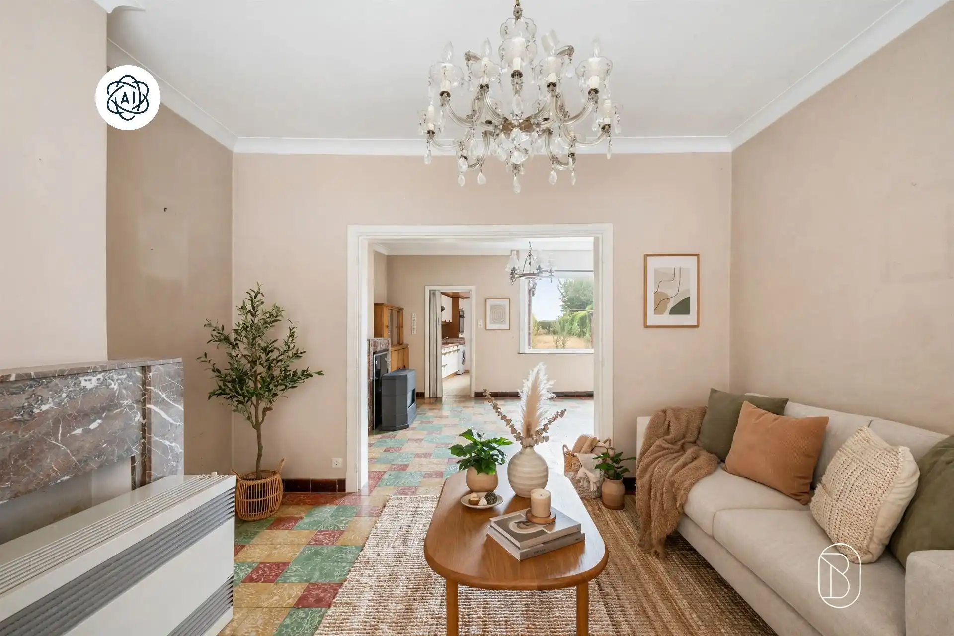 Te renoveren gezinswoning met 3 slaapkamers en grote tuin! foto 6