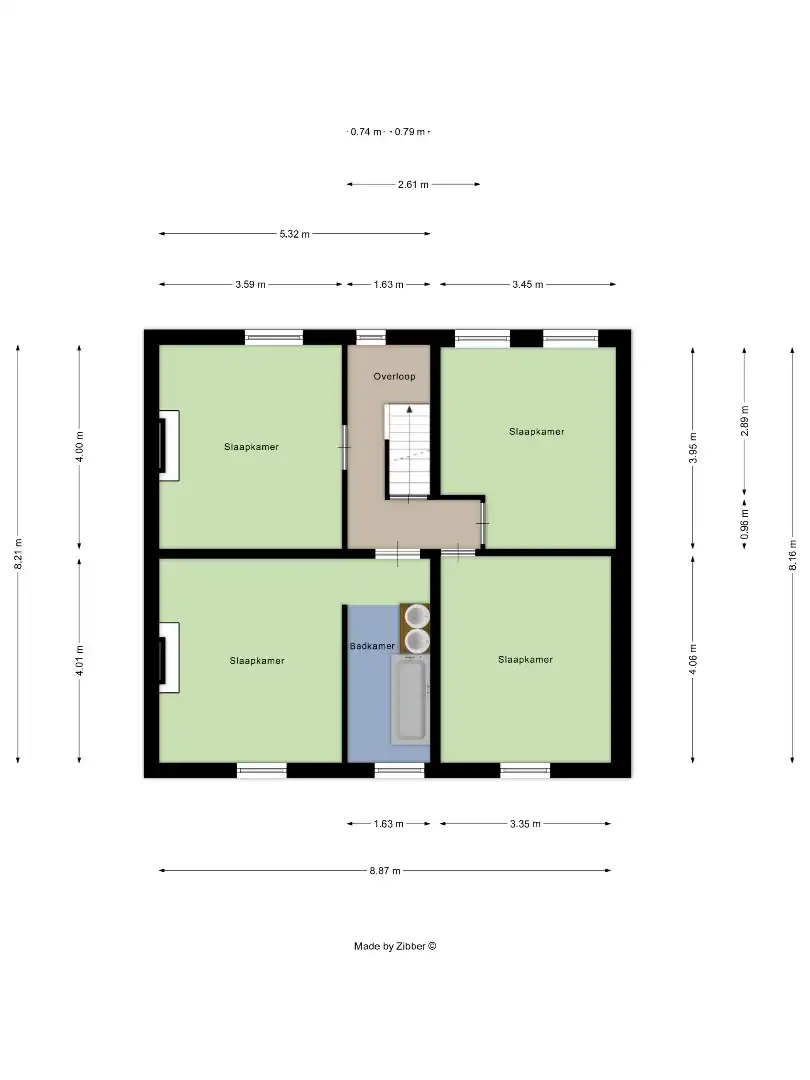 Halfopen bebouwing met 5 ruime slaapkamers, 2 badkamers, garage en tuin in Holsbeek – bewoonbare oppervlakte 214m² foto 38