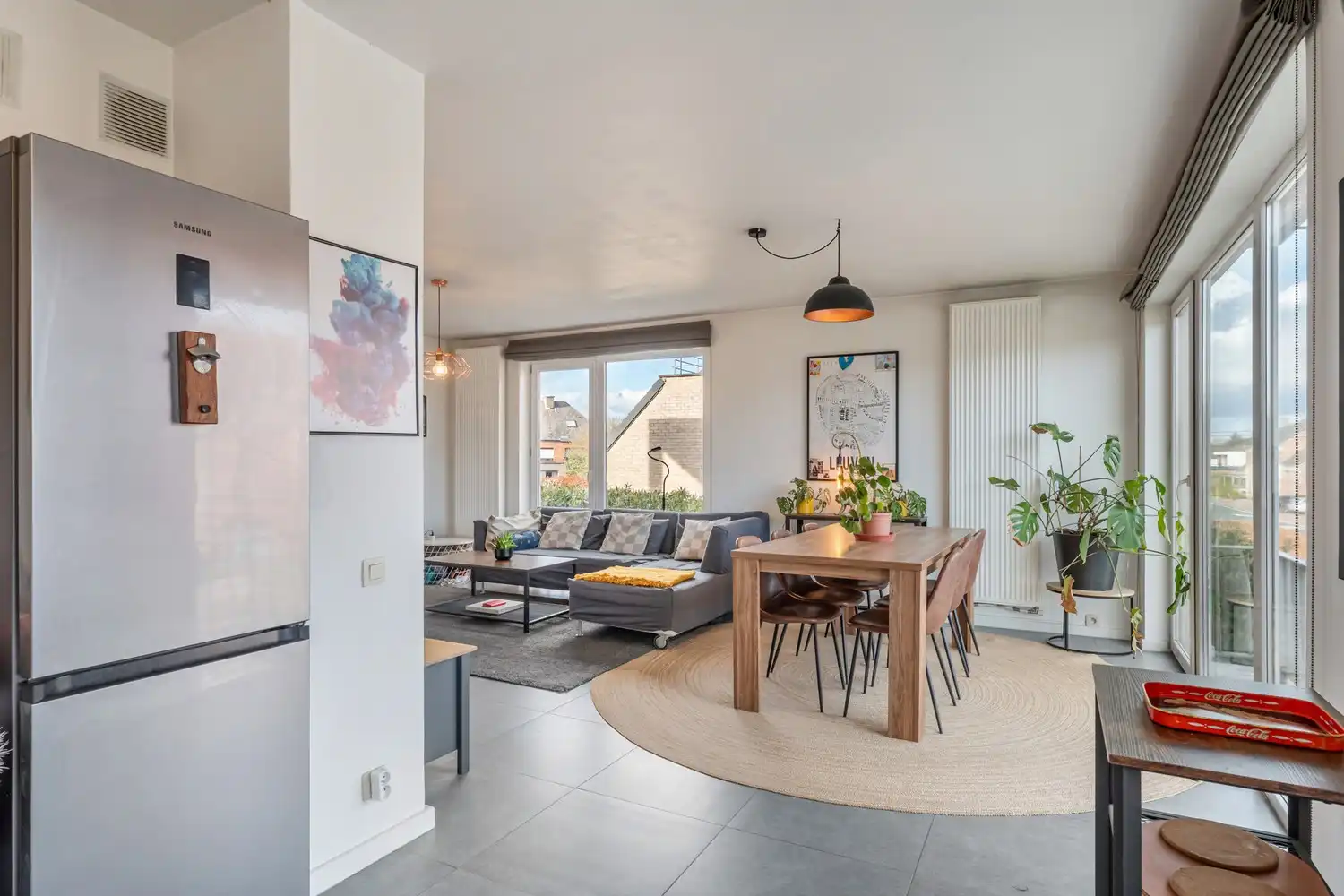 Gerenoveerd en lichtrijk appartement met 2 mooie slaapkamers, een ruim terras en een garagebox te Herent! foto 8