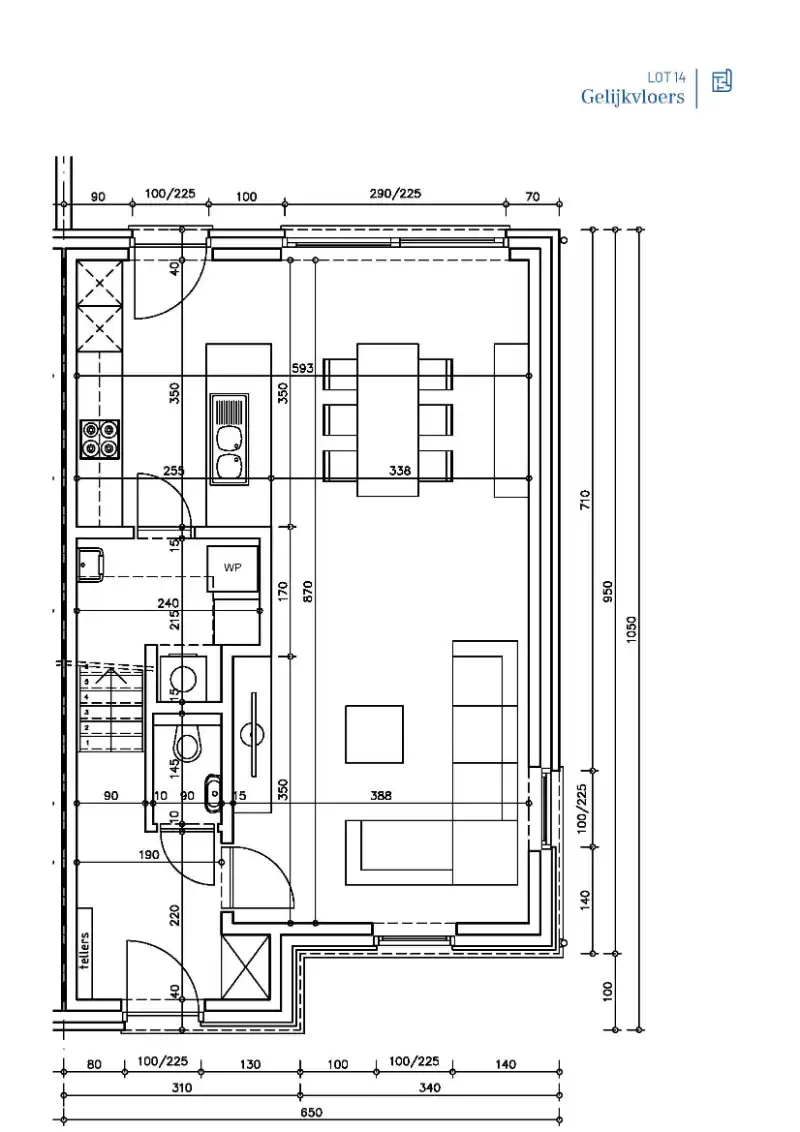 Merendree (Deinze), Campo - 1 fase: Lot 14 foto 2
