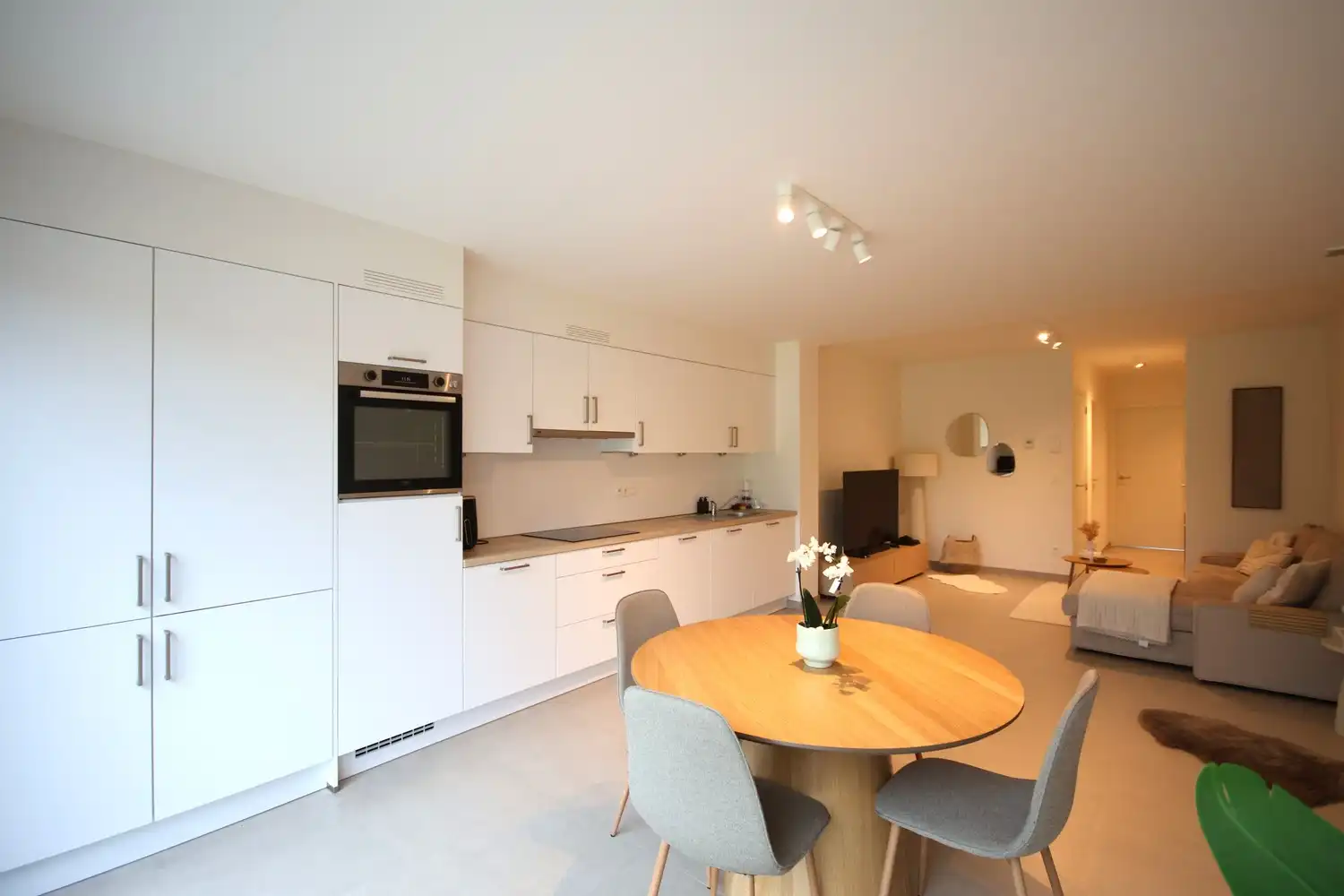 Modern vernieuwd gelijkvloers appartement met 1 slaapkamer en ruime tuin foto 6