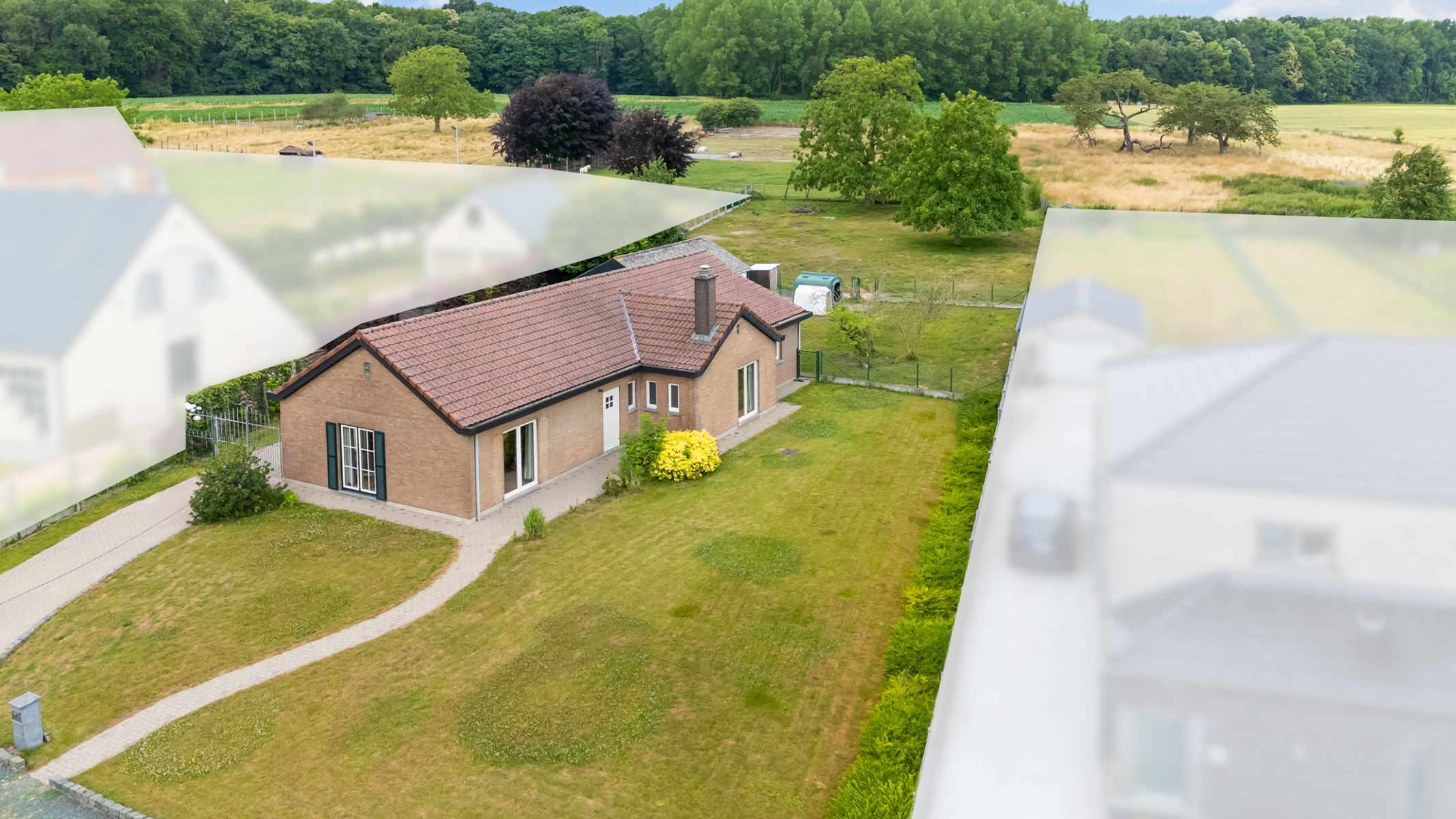 Hoofdfoto van de publicatie: Rustig gelegen bungalow met bijhorende weide, stal en garage