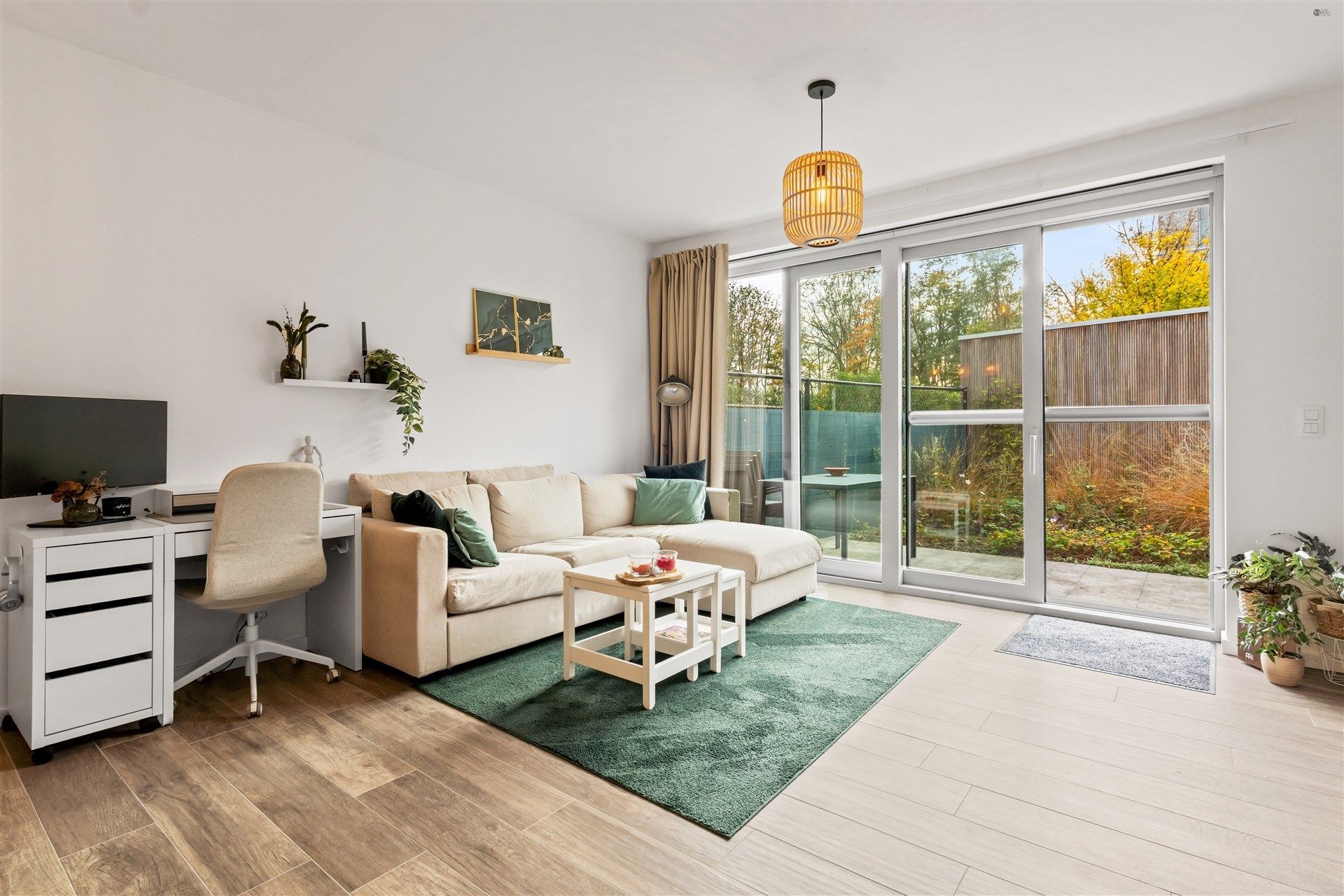 Gelijkvloers éénslaapkamer appartement te centrum Stekene foto 3