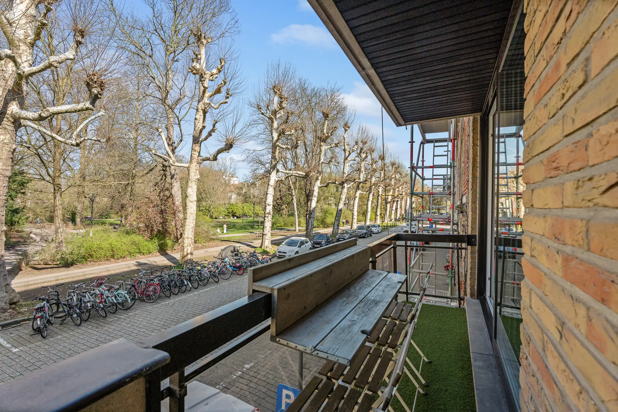 Instapklaar appartement met zicht op Muinkpark in Gent foto 2