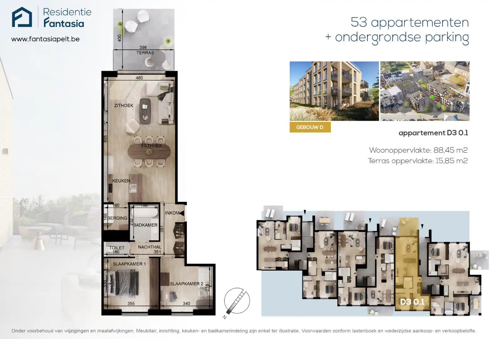 Heerlijk en duurzaam vertoeven in het centrum van (Neer)Pelt in dit gelijkvloers appartement! foto {{pictureIndex}}