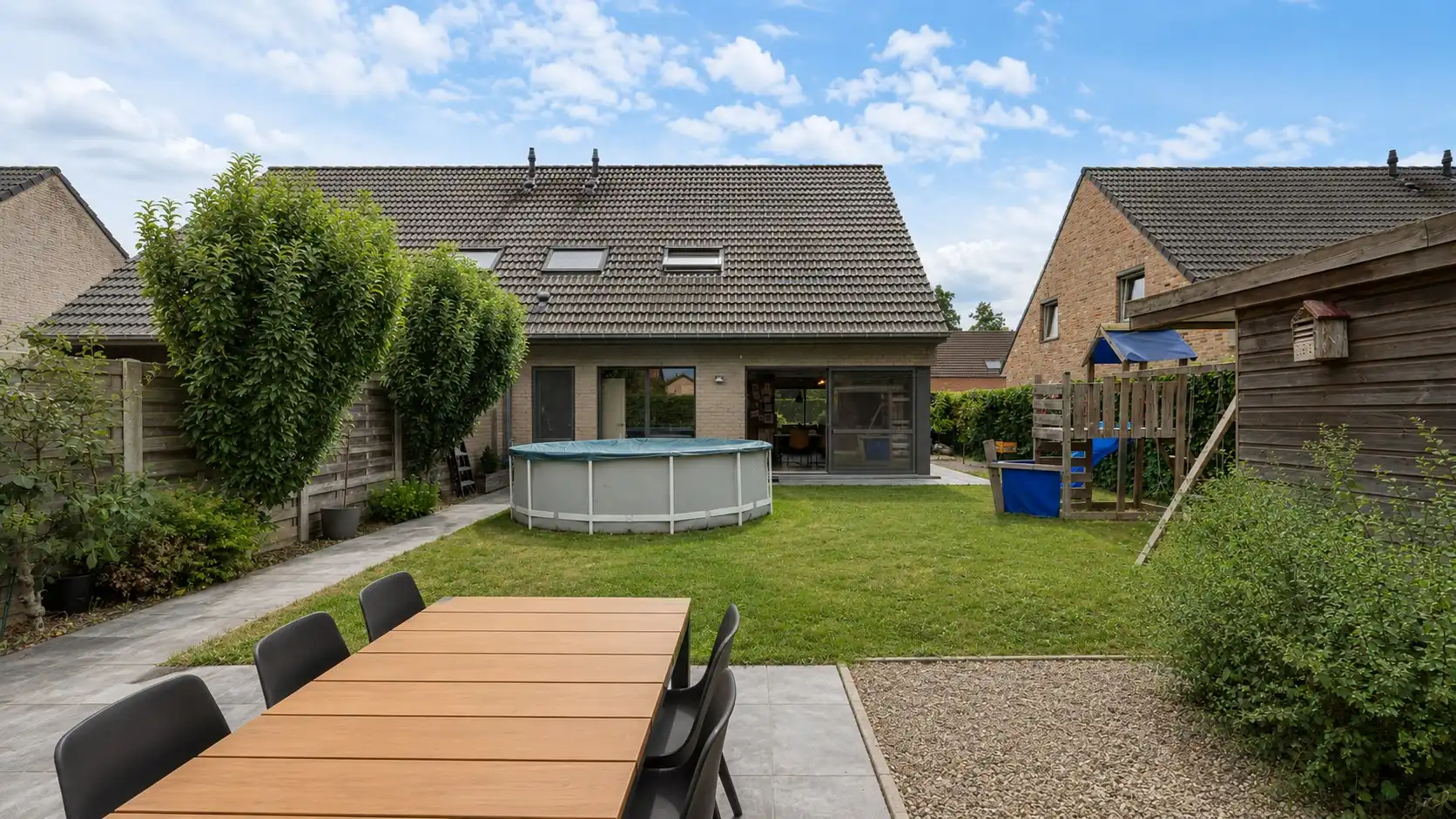 Halfopen woning met grote tuin en garage te Moerkerke-Damme foto 11