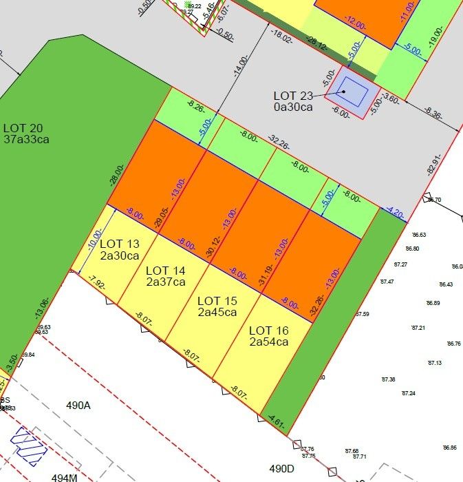 Perceel voor ontwikkeling van vier woningen te koop foto 1