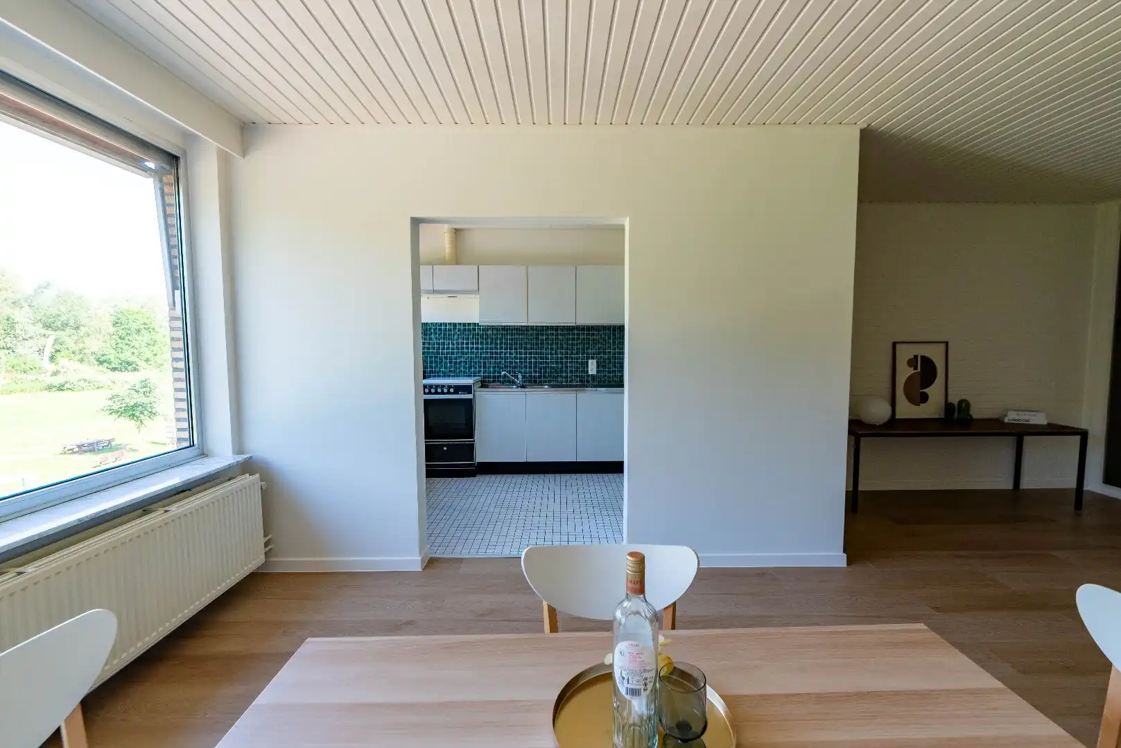 Appartement met 2 slpk., garage en rustgevend groen uitzicht foto 5