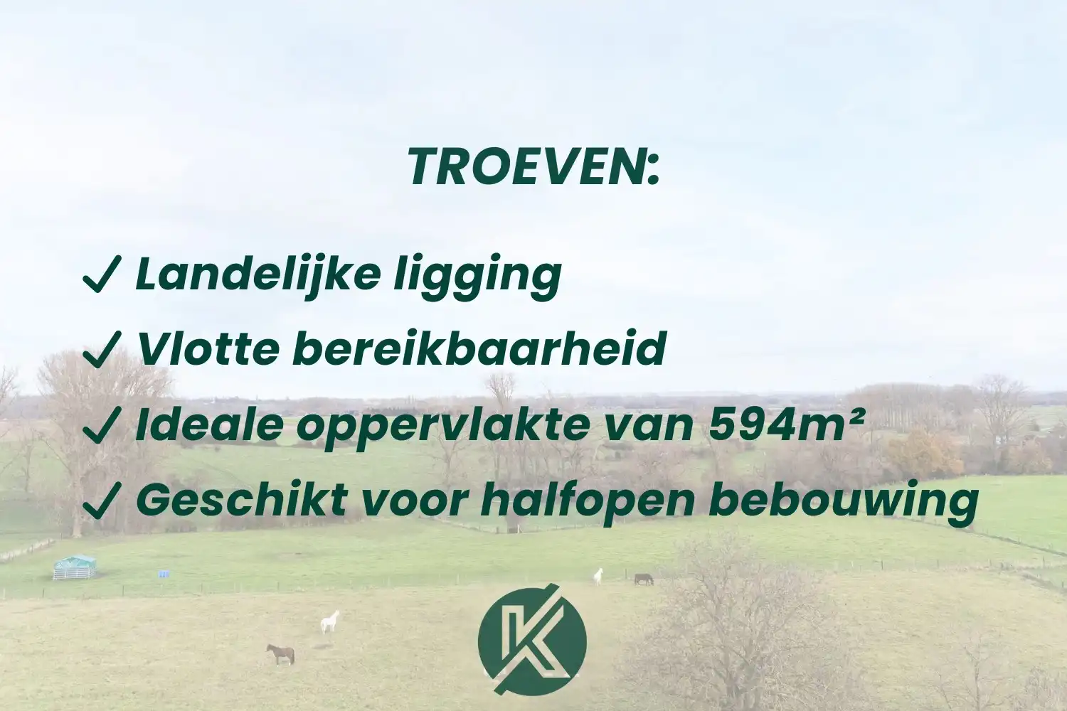 Strategische bouwgrond op een mooi perceel foto 2