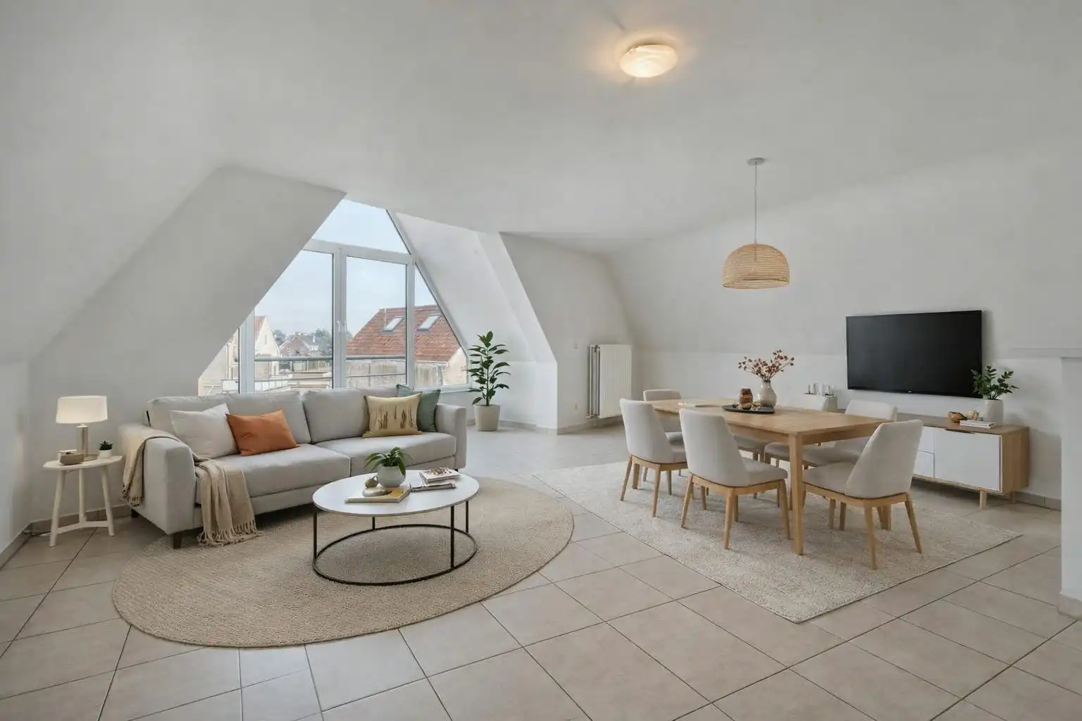 Lichtrijk en ruim duplex appartement te koop in Knokke foto {{pictureIndex}}