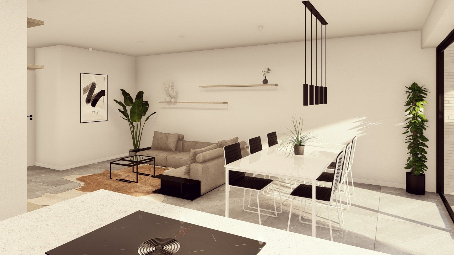 Stijlvol nieuwbouw appartement met 1 slaapkamer en terras foto 22