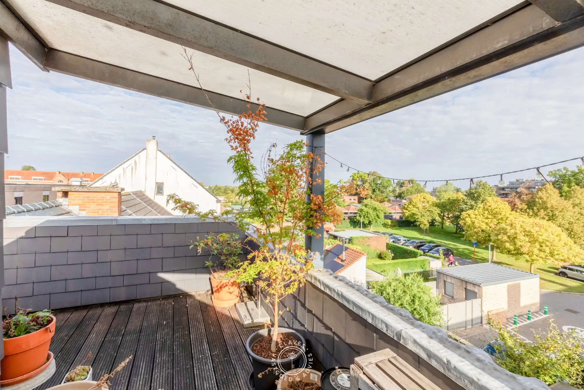 Gezellig 1-slaapkamerappartement met 2 terrassen en autostaanplaats foto 12