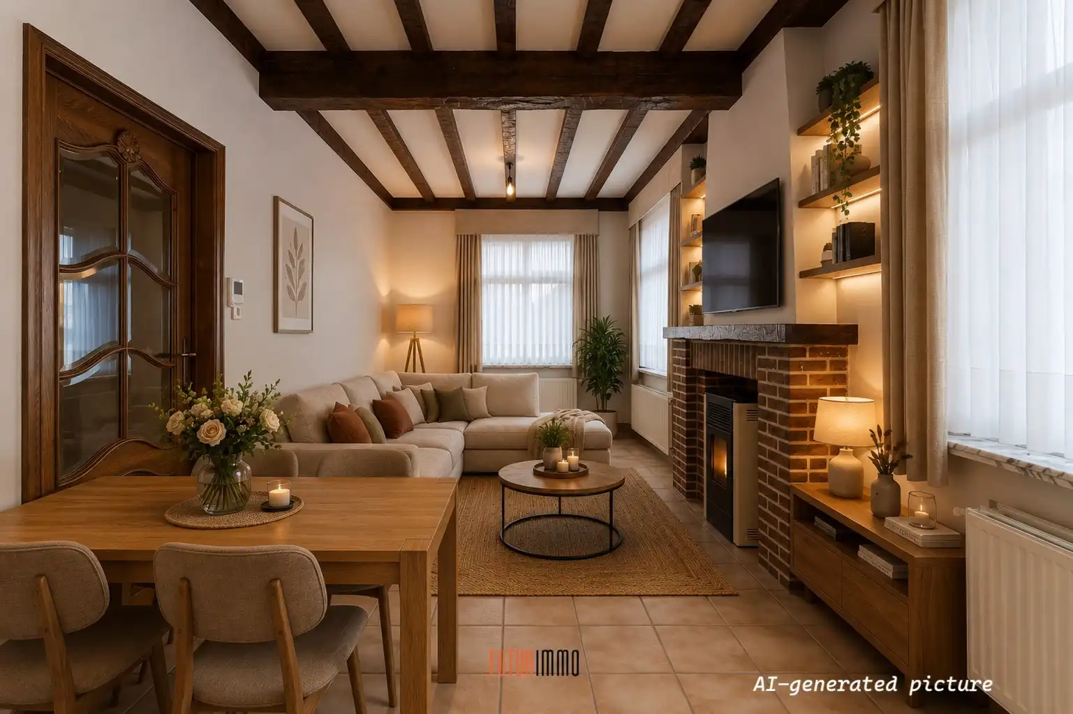 Karaktervolle alleenstaande woning in Rumbeke foto 8