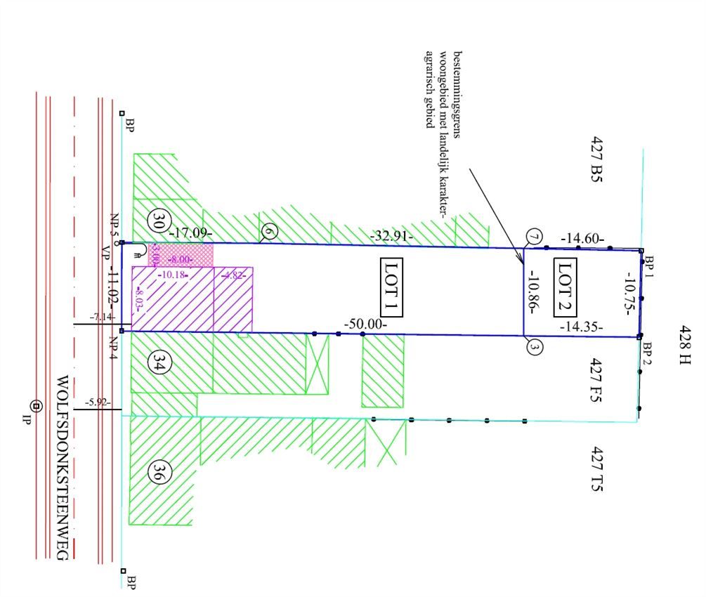 Bouwgrond van 707 m² voor HOB foto 2