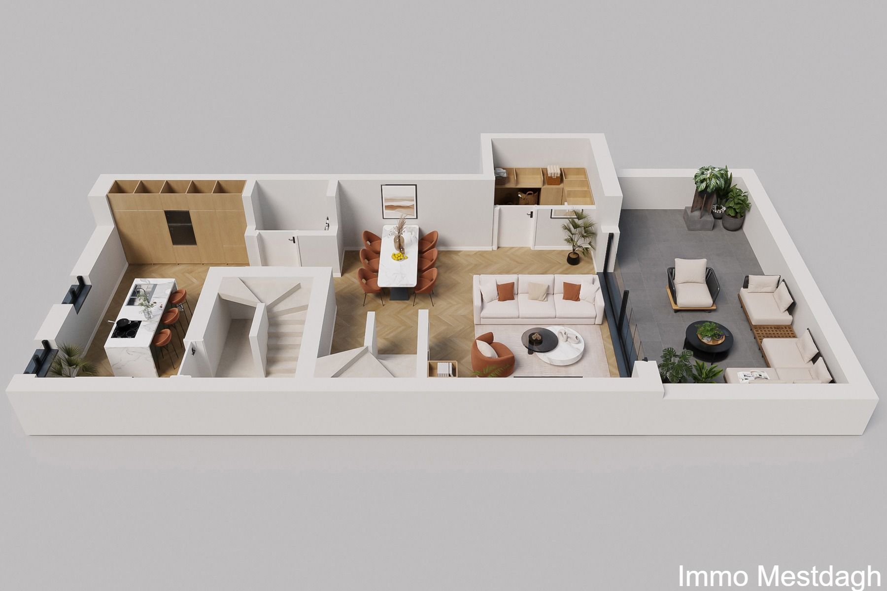 Prachtig nieuwbouw (2025) duplex appartement met terras en autostaanplaats foto 2