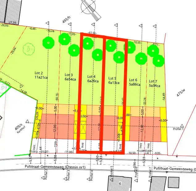 2 HALFOPEN BOUWGRONDEN VAN IEDER CIRCA 6 ARE OP EEN TOPLOCATIE TE RIEMST !  foto 5