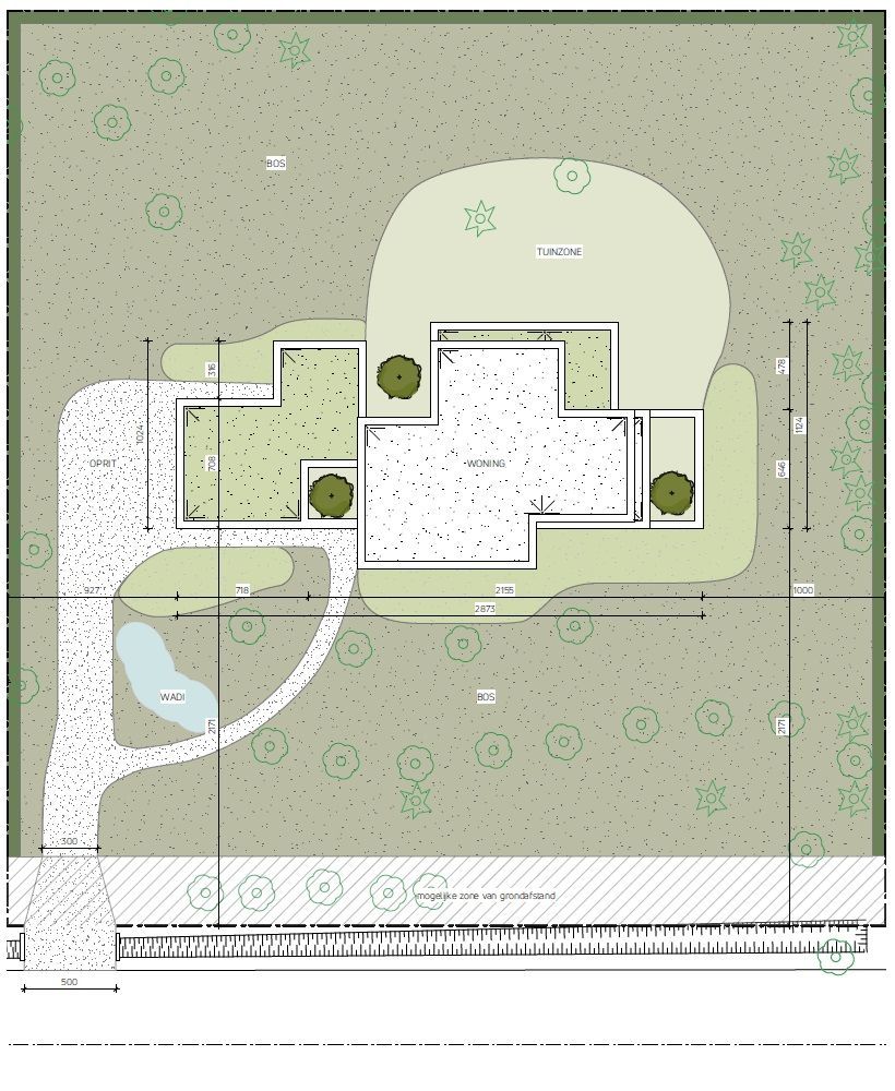 Bouwgrond met unieke ligging en zuid gerichte tuin vlakbij Kalmthoutse Heide. foto 2