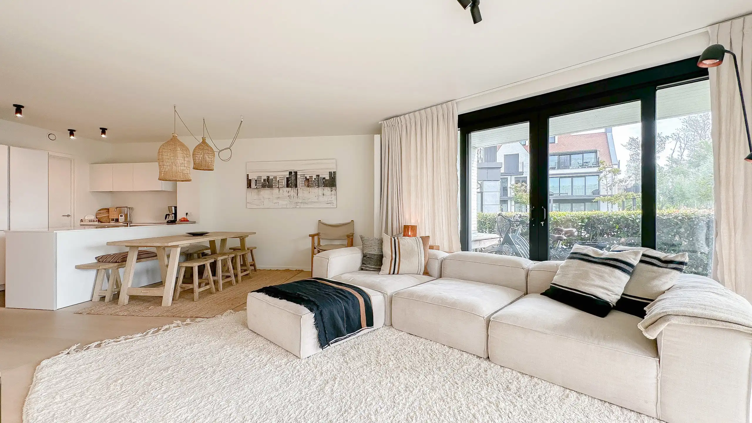 HOEKAPPARTEMENT met TUIN en zonnig terras, te DUINENWATER... foto 4