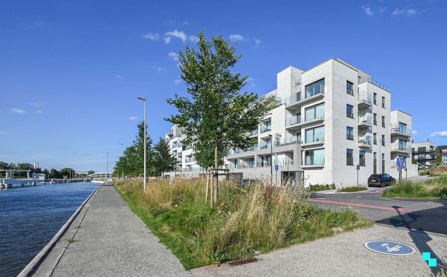 Geweldig hoekappartement met spectaculair panorama over de oevers van de Leie foto 26