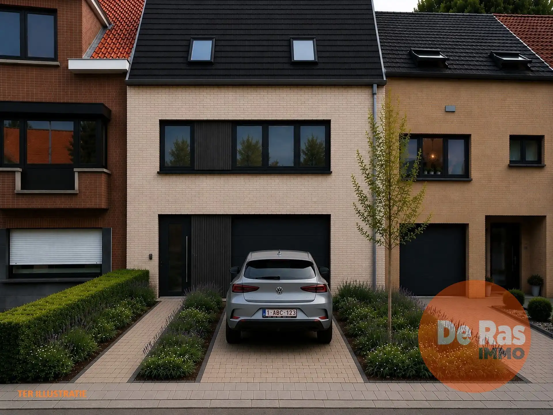 AALST - Rustig gelegen bouwgrond gesloten bebouwing foto 3