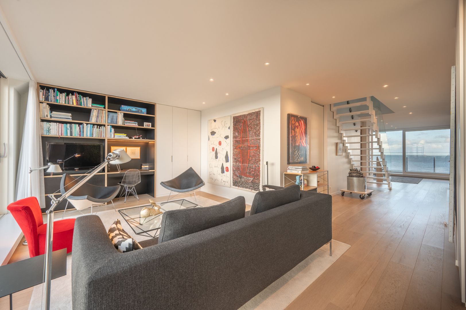 Luxueuze duplex penthouse met zeezicht en panoramisch zicht op de polders foto 14