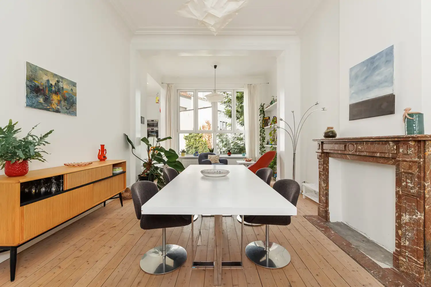 Instapklare en ruime herenwoning (362m²/EPC B) met zalige buitenruimtes op toplocatie te Antwerpen-Zuid: ideaal voor combi wonen/werken! foto 11