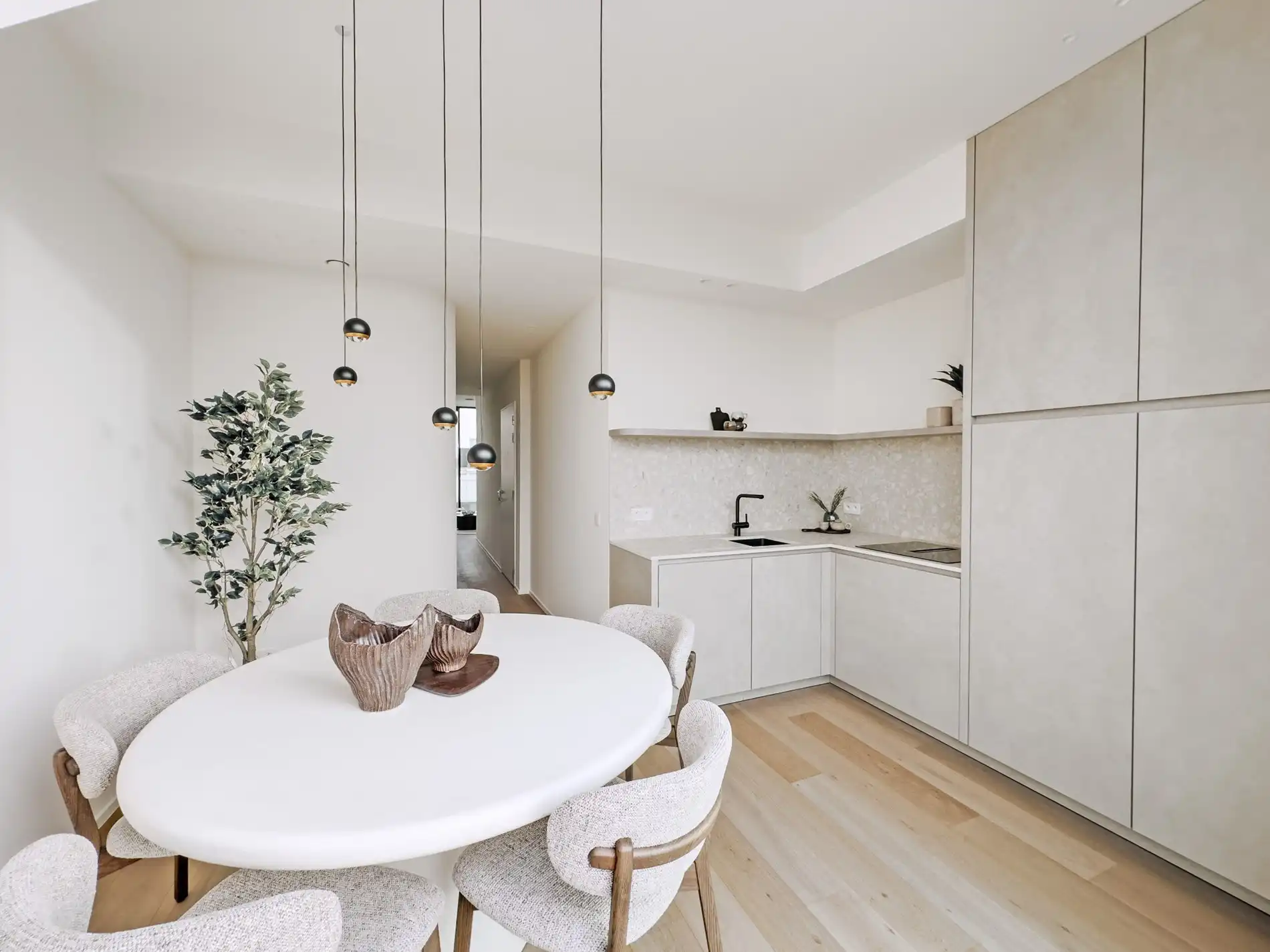 Afgewerkt nieuw duplex dakappartement met zijdelings zeezicht in het centrum van Knokke foto 13