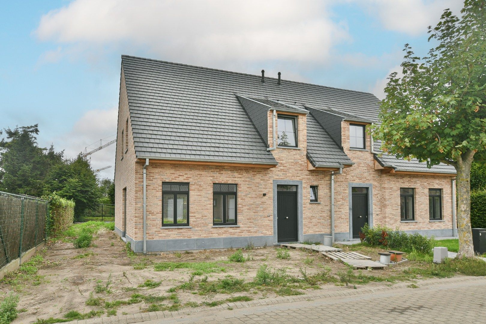 Halfopen nieuwbouwwoning te huur in Roksem.  foto 15