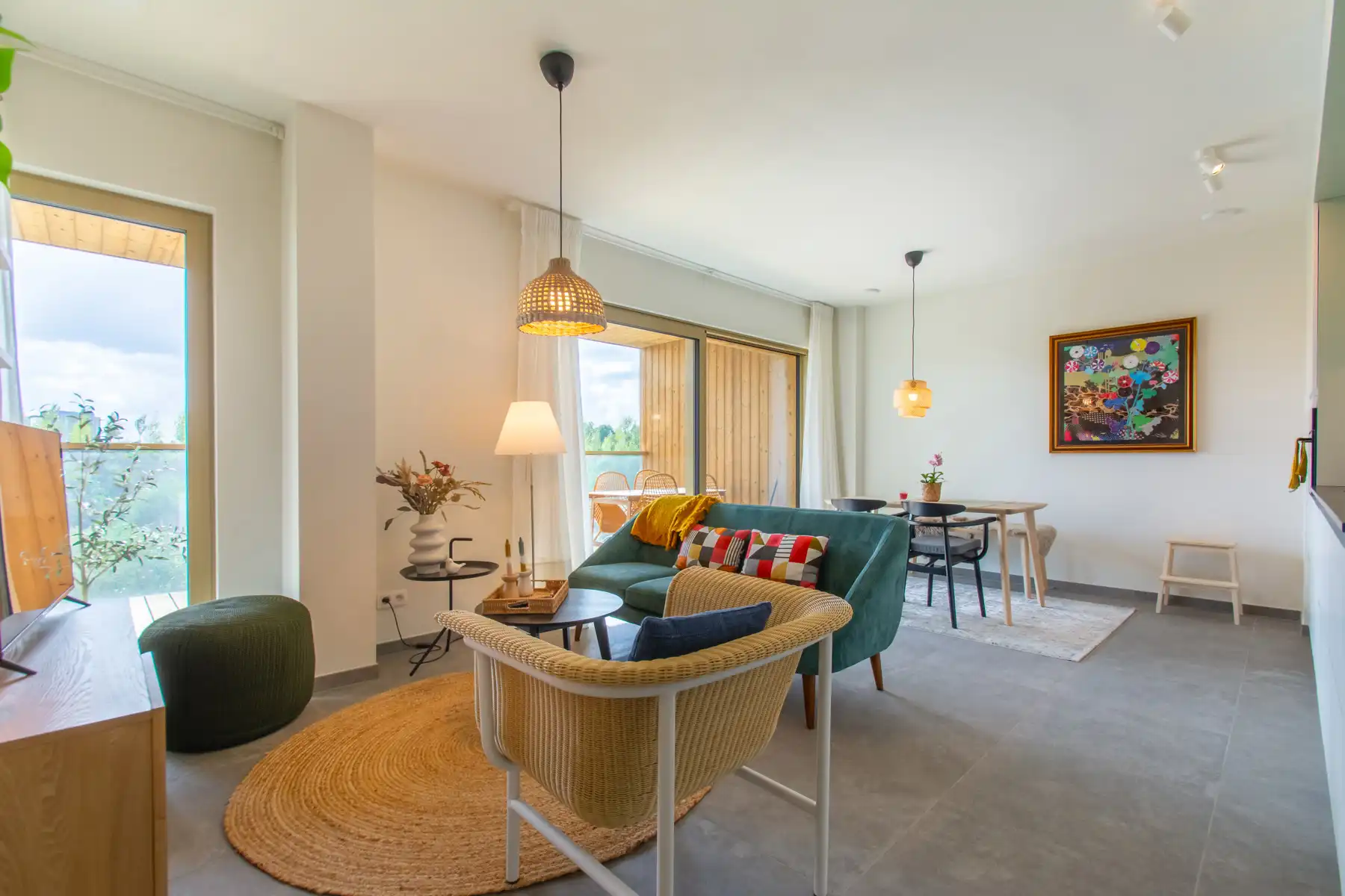Mooi gemeubeld 1slpk apartement met prachtig terras foto 2