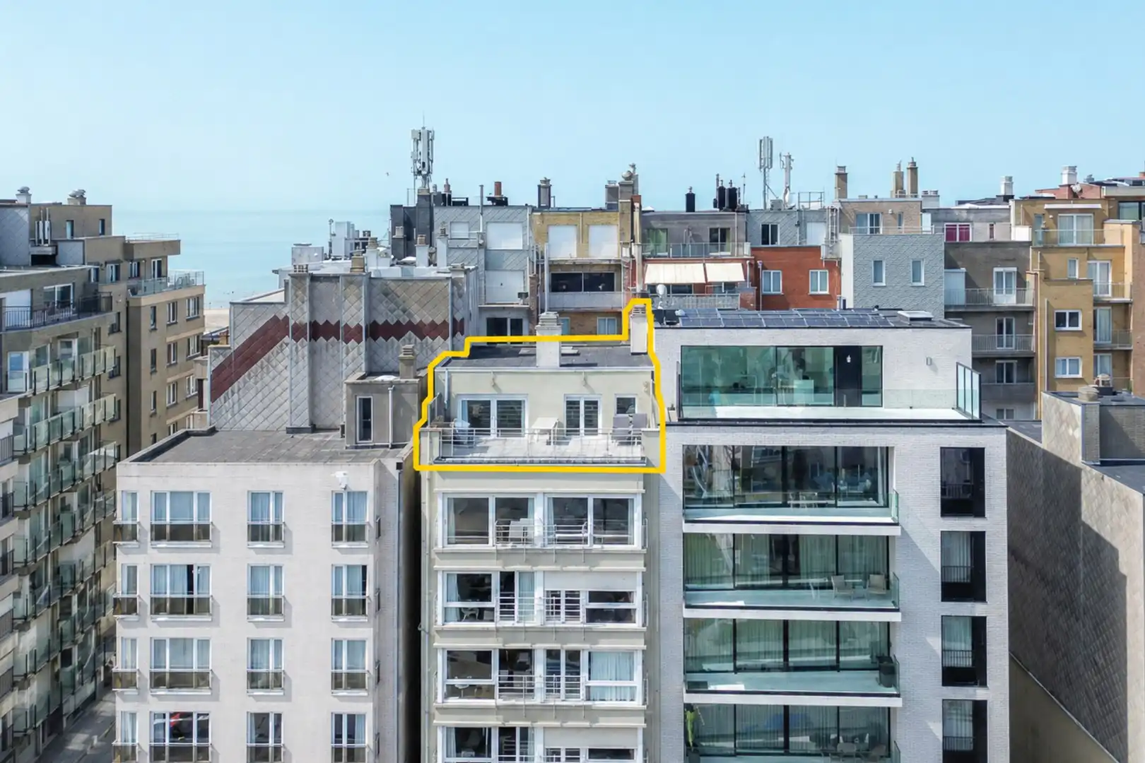 Uniek dakappartement met zonnige ligging en indrukwekkende vergezichten te Wenduine!  foto 18