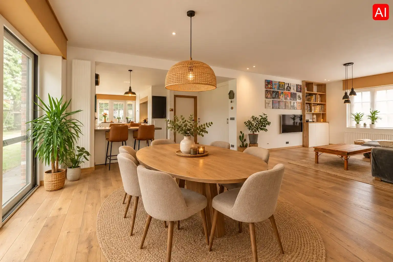 WONING (240 m²) met LOODS (143 m²) op HOEKPERCEEL VAN 1.027 m² foto 6