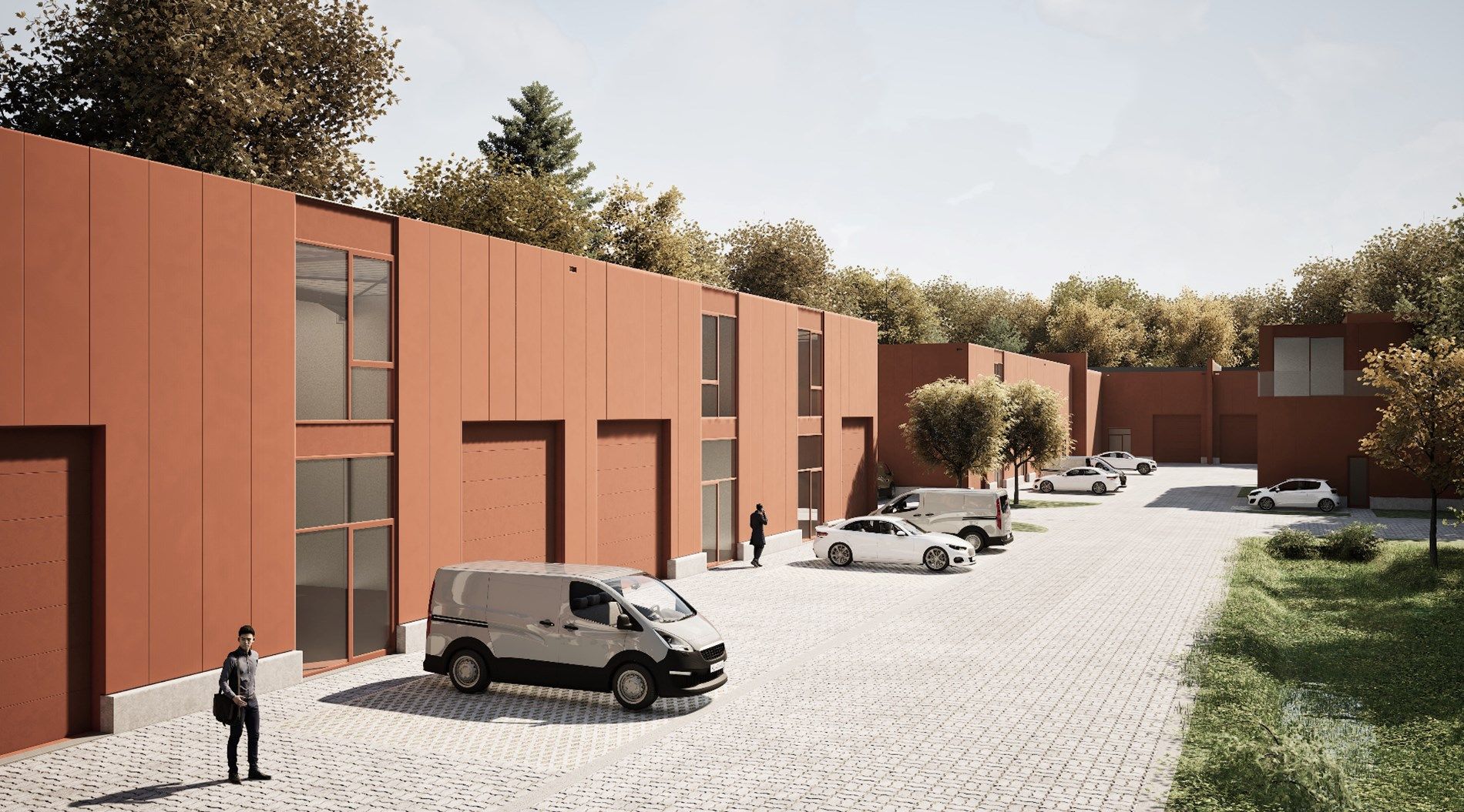 KMO SITE "MANEBORN" - NIEUWBOUW UNITS v.a. 211 m² tot 386 m² - nabij E-314 foto 2