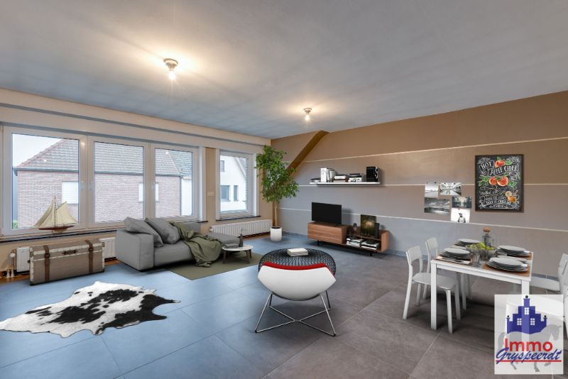 Roeselare nabij het stadspark :gezellig 2 slpk instapklaar appartement met terras foto {{pictureIndex}}