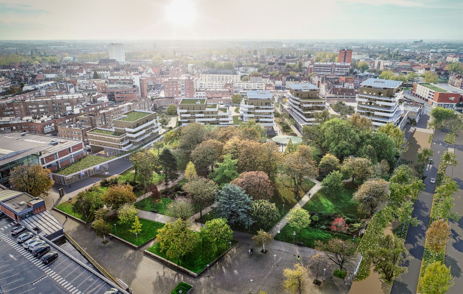 Uniek vastgoedproject in het midden van een park in hartje Duinkerke foto 9