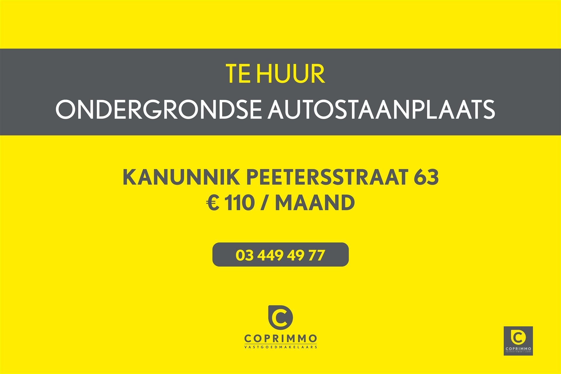 Ruim ondergrondse autostaanplaats foto {{pictureIndex}}