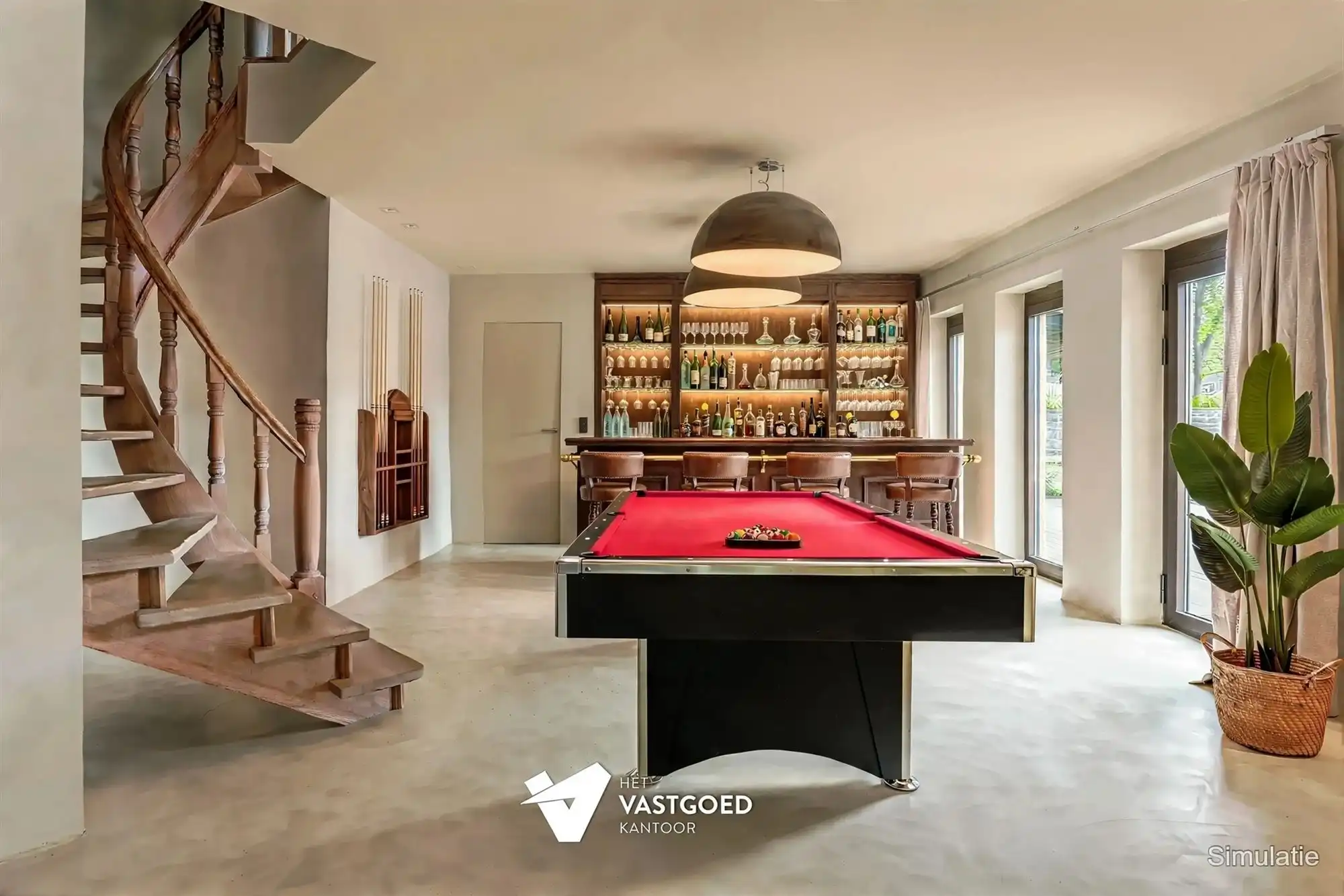 PRACHTIGE AUTHENTIEKE VILLA (585M²) MET BINNENZWEMBAD EN ZWEMVIJVER OP EEN PERCEEL VAN 48A75 TE KERMT foto 14