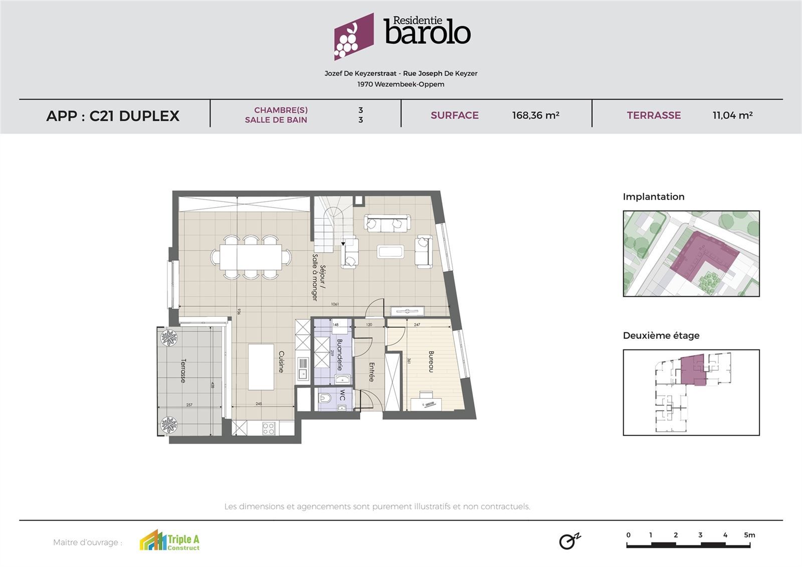 Ruim nieuwbouw duplex gelegen op de tweede verdieping met zuidgericht terras.  foto 4