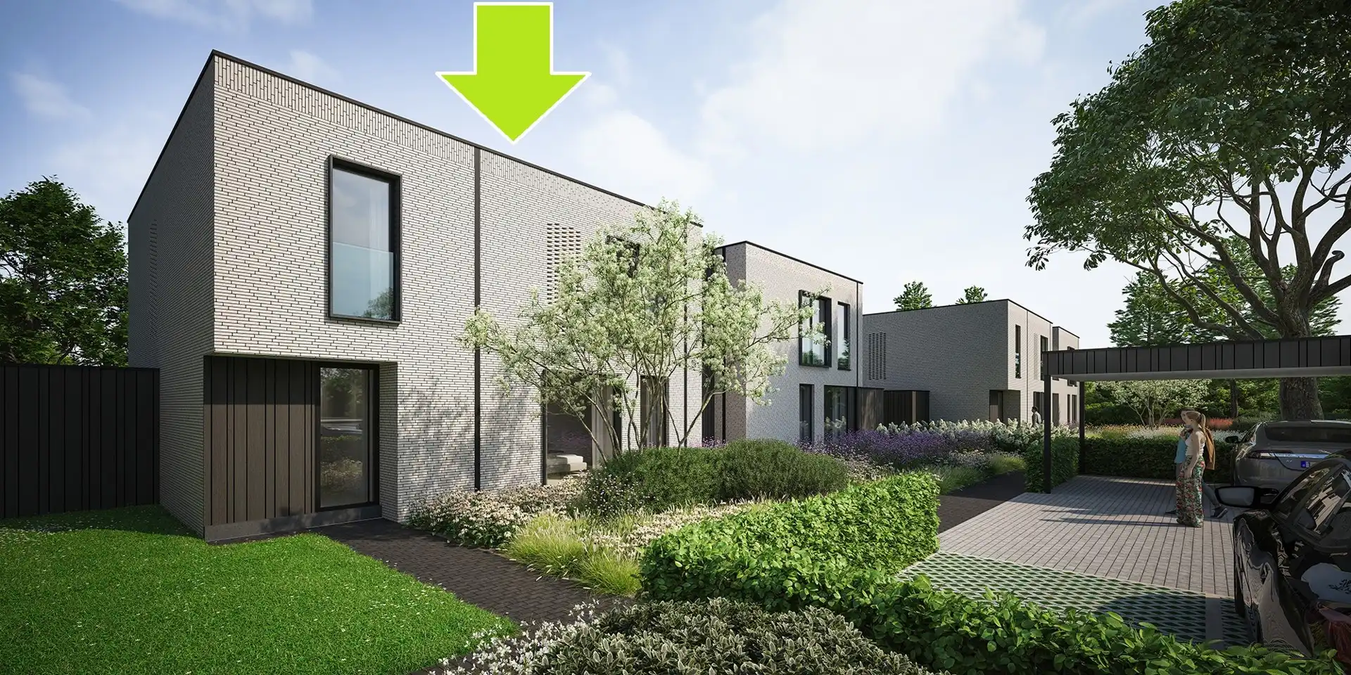 Nieuwbouwwoning op een afgesloten domein foto 2