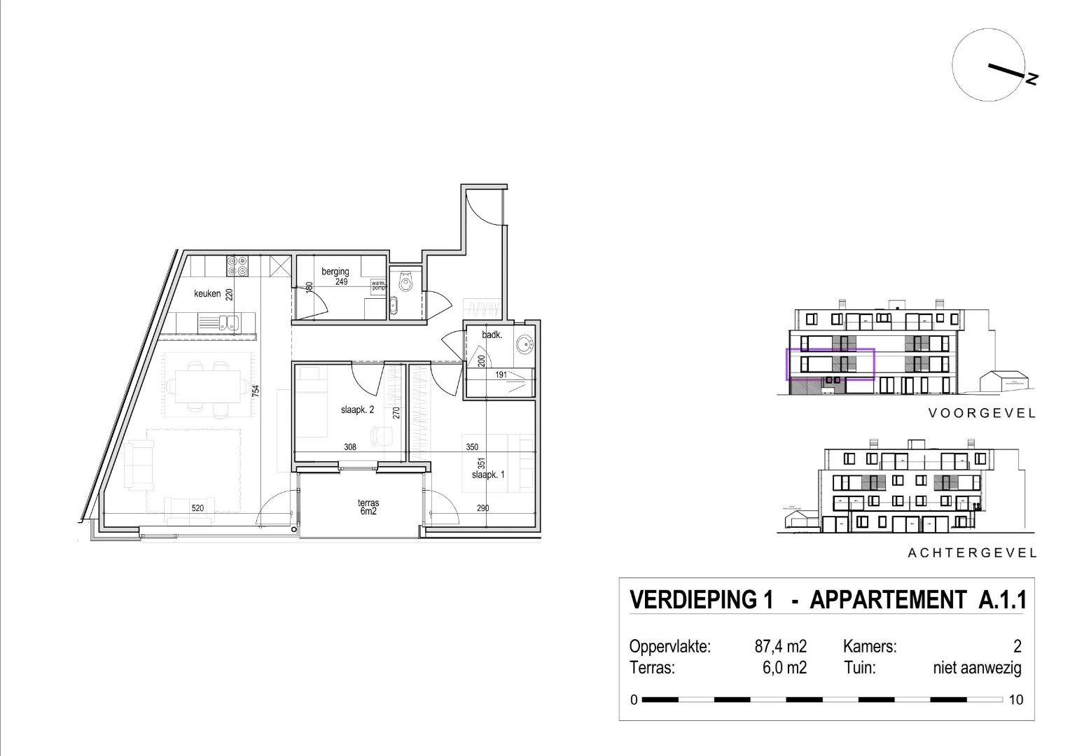 Energiezuinig appartement met 2 slaapkamers en terras. foto 26