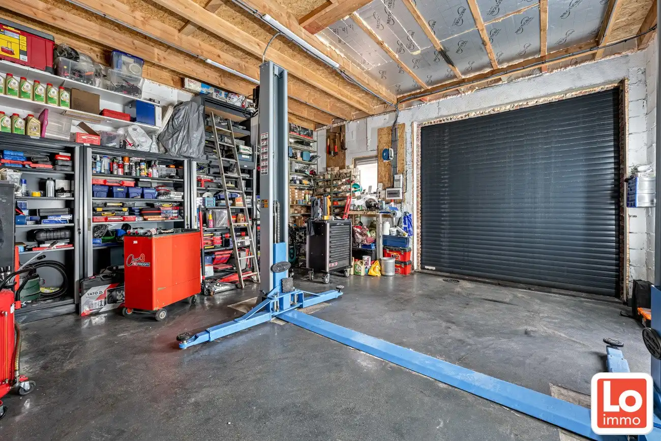 Mooie instapklare open gelijkvloers woning met extra garage op een heel rustige locatie in Lochristi foto 17