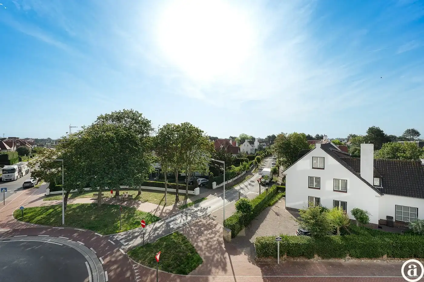 Stijlvol hoekappartement met open uitzicht nabij het Zoute. foto 12
