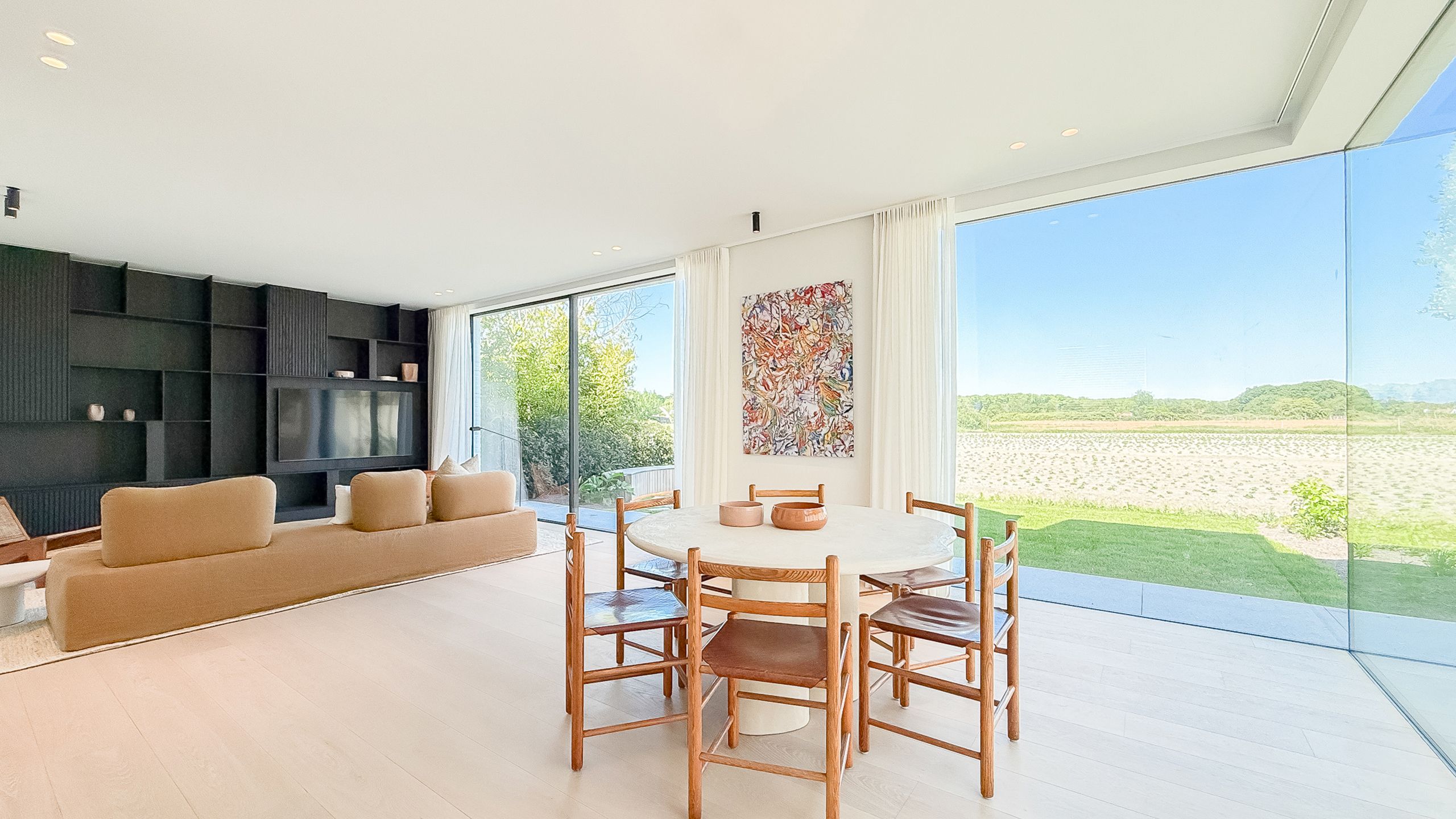 Nieuwbouwvilla - panoramisch zicht over de polders! foto 4