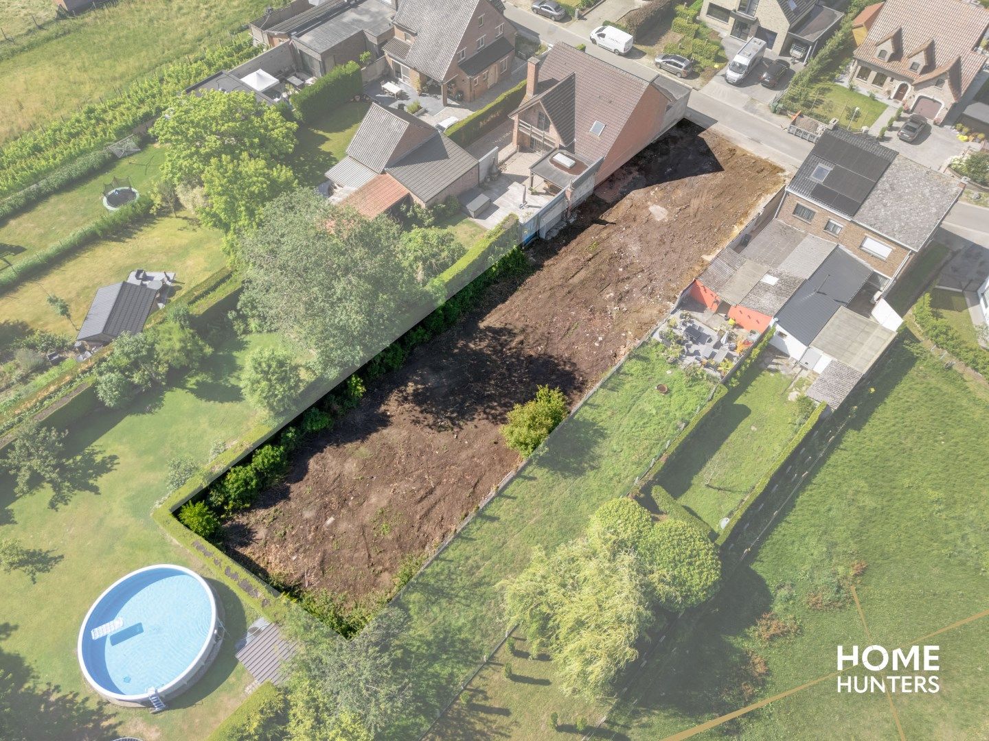 Bouwgrond in Sint-Lievens-Houtem 882 m² of 2x 441 m² foto 4