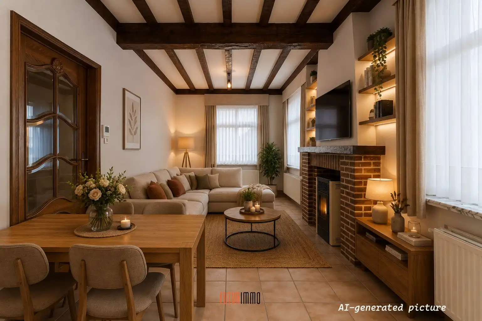 Karaktervolle alleenstaande woning in Rumbeke foto 8