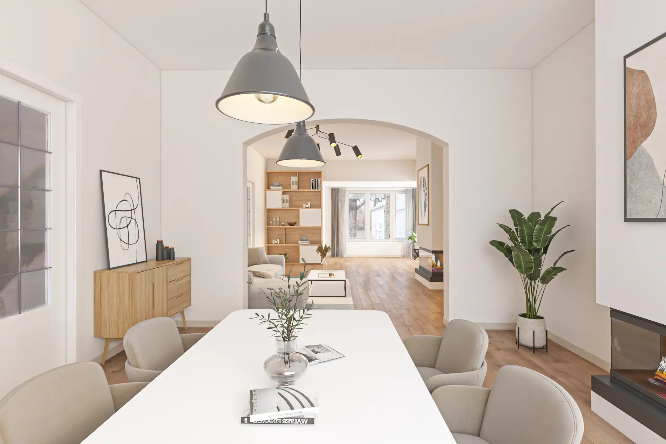 Ruime instapklare HOB met 4 slpks, tuin en garage foto 4