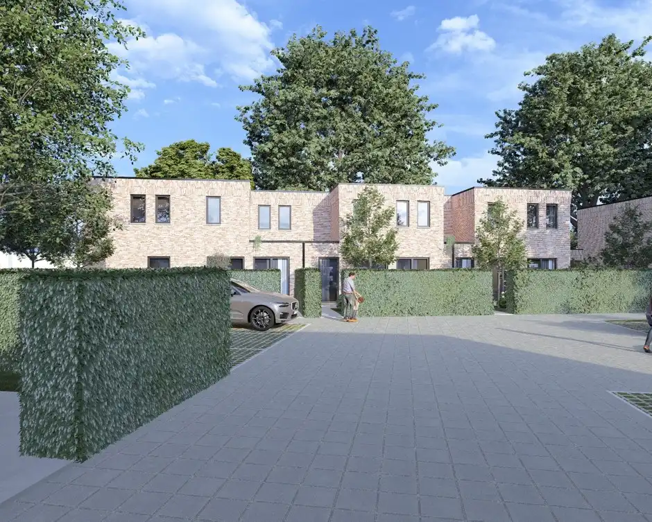 Hedendaags project van 3 appartementen en 5 dorpswoningen in het hartje van Stokkem!  foto 3